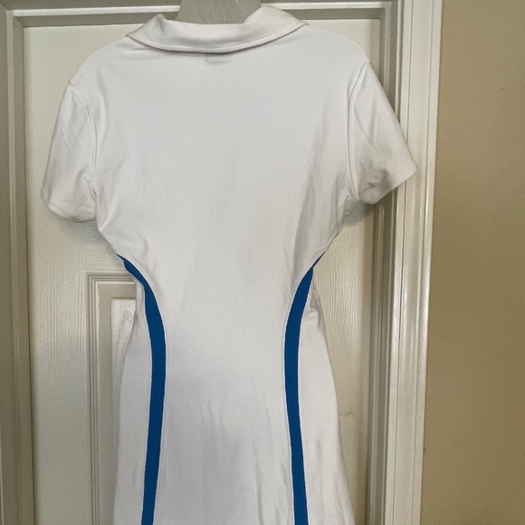 Nike women’s Tennis Dress VINTAGE,White with Navy Trim - Size M - Picture 10 of 10